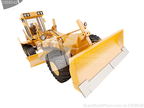 Image of Modern grader isolated