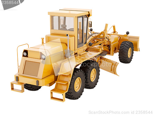 Image of Modern grader isolated