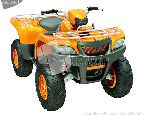 Image of Quad bike isolated