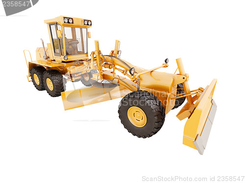 Image of Modern grader isolated