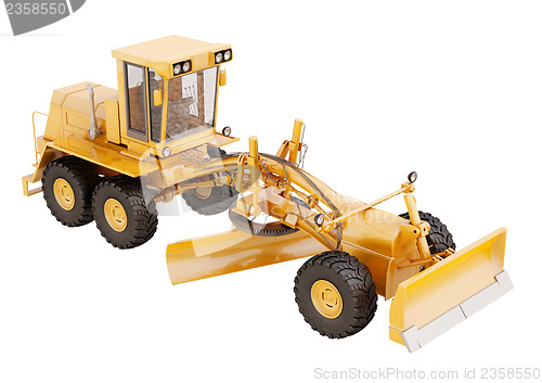 Image of Modern grader isolated