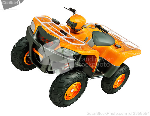 Image of Quad bike isolated