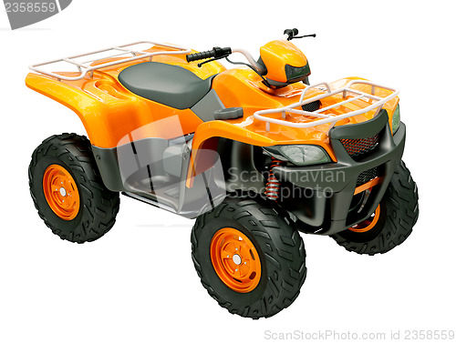 Image of Quad bike isolated