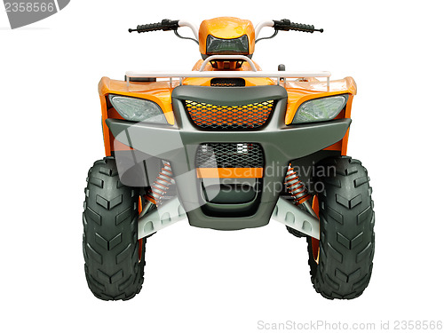 Image of Quad bike isolated