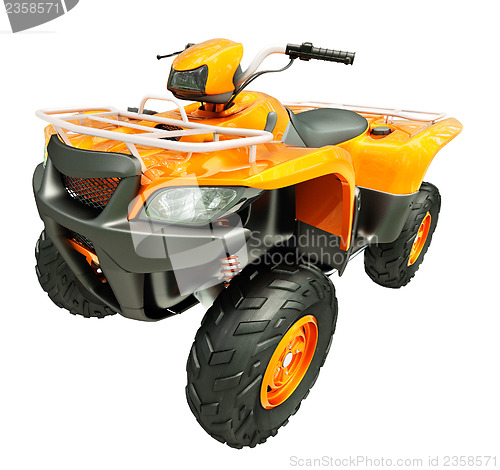 Image of Quad bike isolated