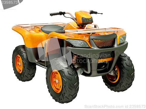 Image of Quad bike isolated