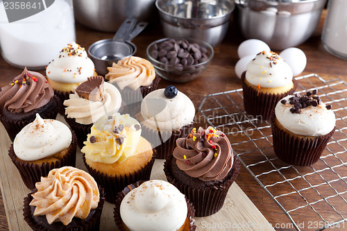 Image of Fancy Cupcakes Frosted