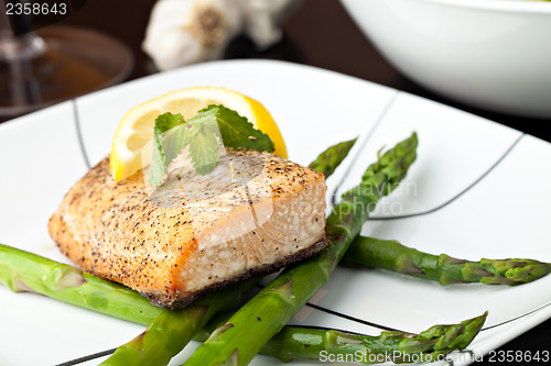 Image of Salmon with Asparagus