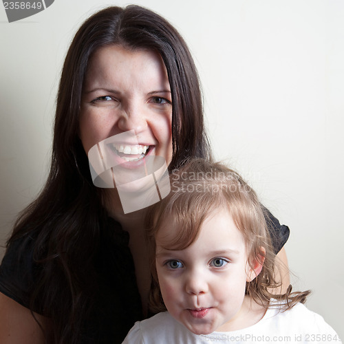 Image of Mother With Her Daughter