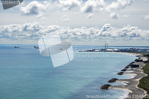 Image of Skagen harbor and east coast