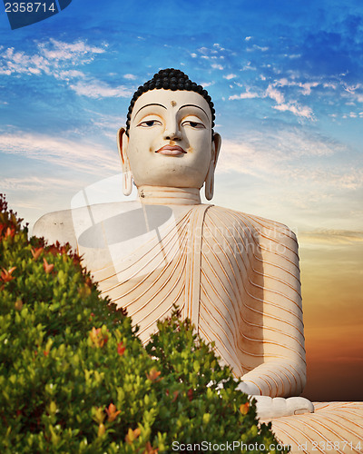 Image of Large statue of Buddha in Bentota, Sri Lanka