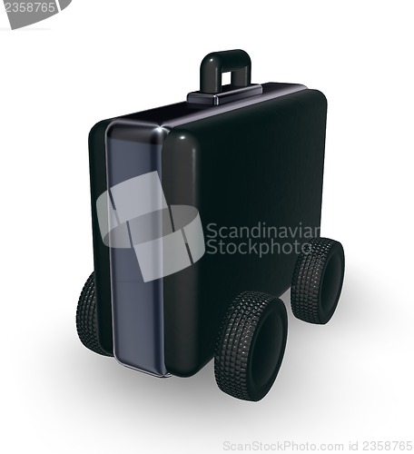 Image of case on wheels