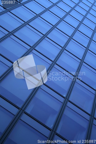 Image of Blue windows background