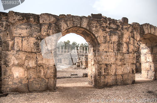 Image of Ancient ruins in Israel travel