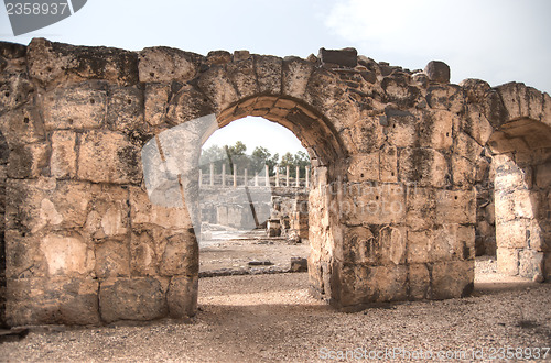 Image of Ancient ruins in Israel travel