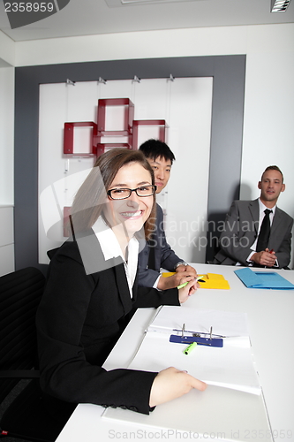 Image of Happy businesswoman