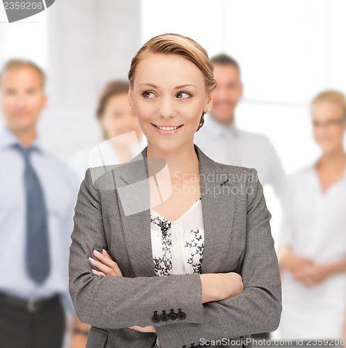 Image of happy and smiling woman