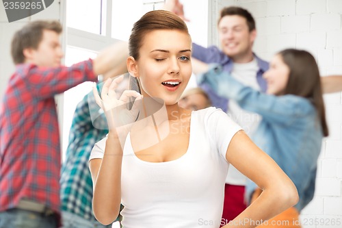 Image of girl showing ok gesture