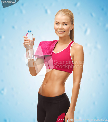 Image of woman with bottle of water