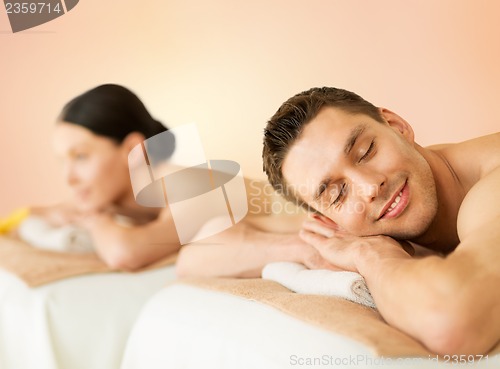 Image of couple in spa