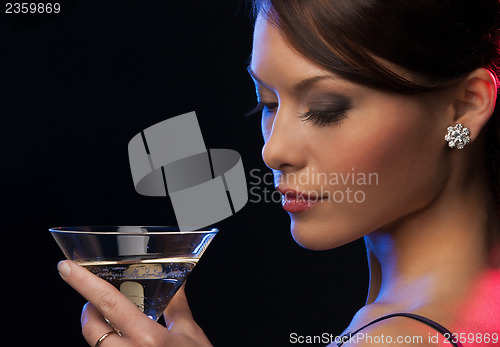 Image of woman with cocktail