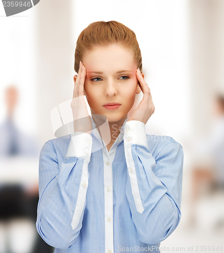 Image of stressed woman