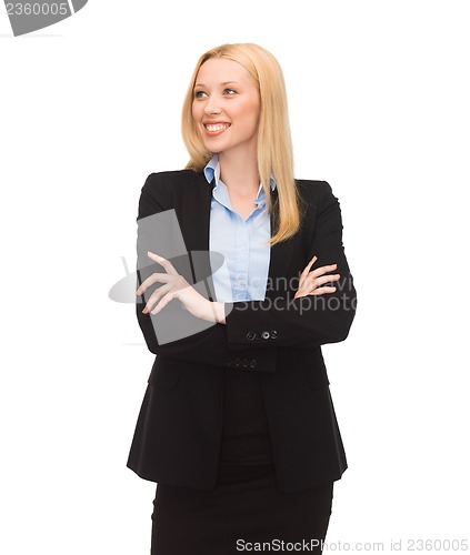 Image of smiling businesswoman