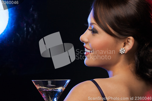 Image of woman with cocktail