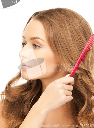 Image of woman with brush