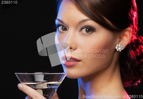 Image of woman with cocktail