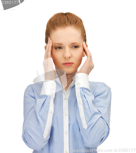 Image of stressed woman