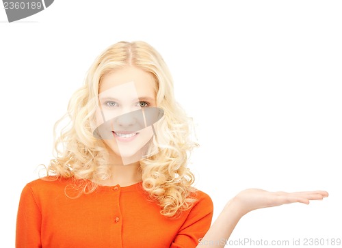 Image of woman with empty hand