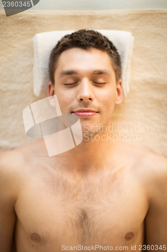 Image of man in spa