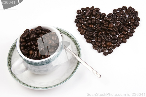 Image of Love Shape Coffee Bean