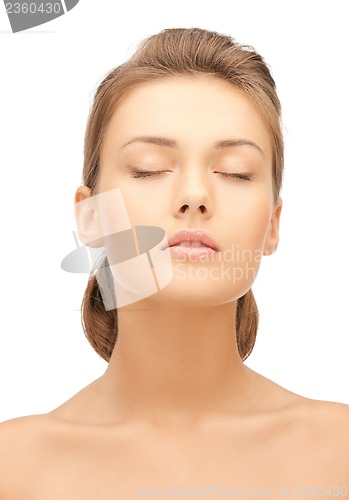 Image of face of beautiful woman