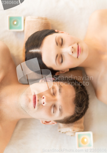 Image of couple in spa