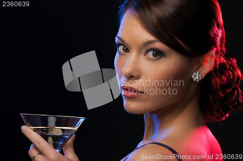 Image of woman with cocktail