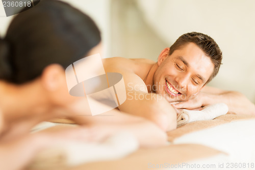 Image of couple in spa