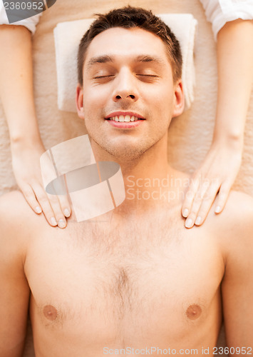 Image of man in spa