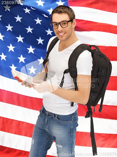 Image of travelling student