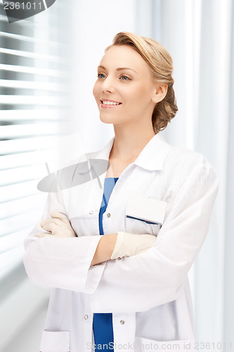 Image of attractive female doctor