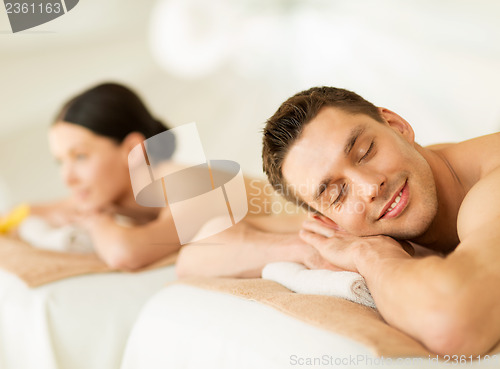 Image of couple in spa