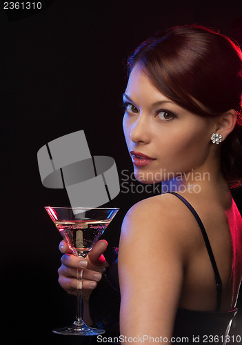 Image of woman with cocktail