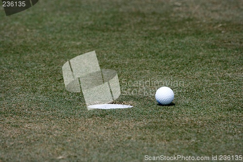 Image of Hole In The Golf Field