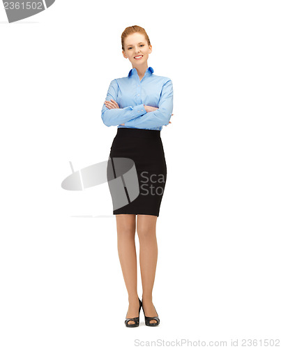Image of smiling businesswoman