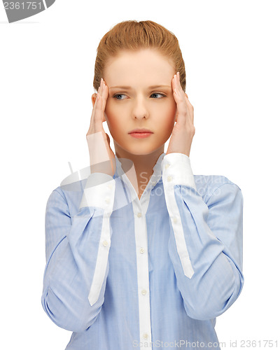 Image of stressed woman