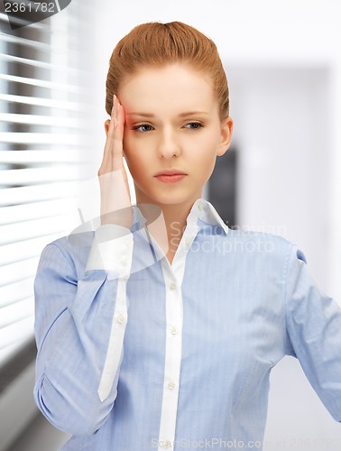Image of unhappy woman