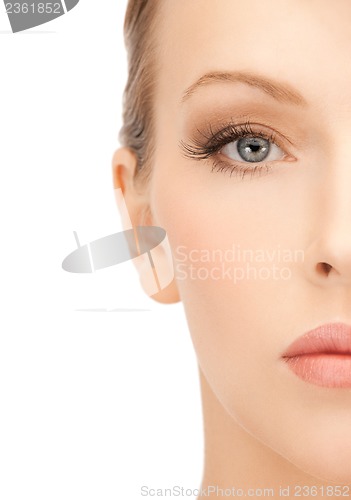 Image of face of beautiful woman
