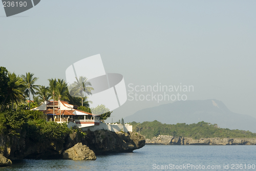 Image of house over the sea