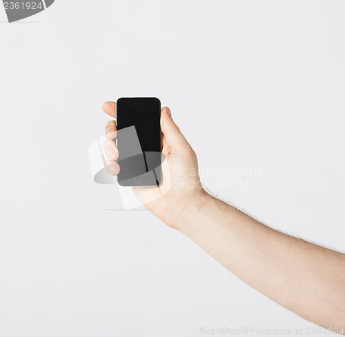 Image of man with smartphone